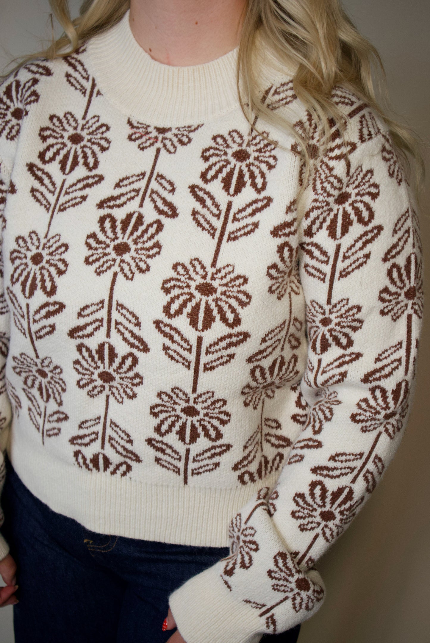 Mocha Meadow Sweater