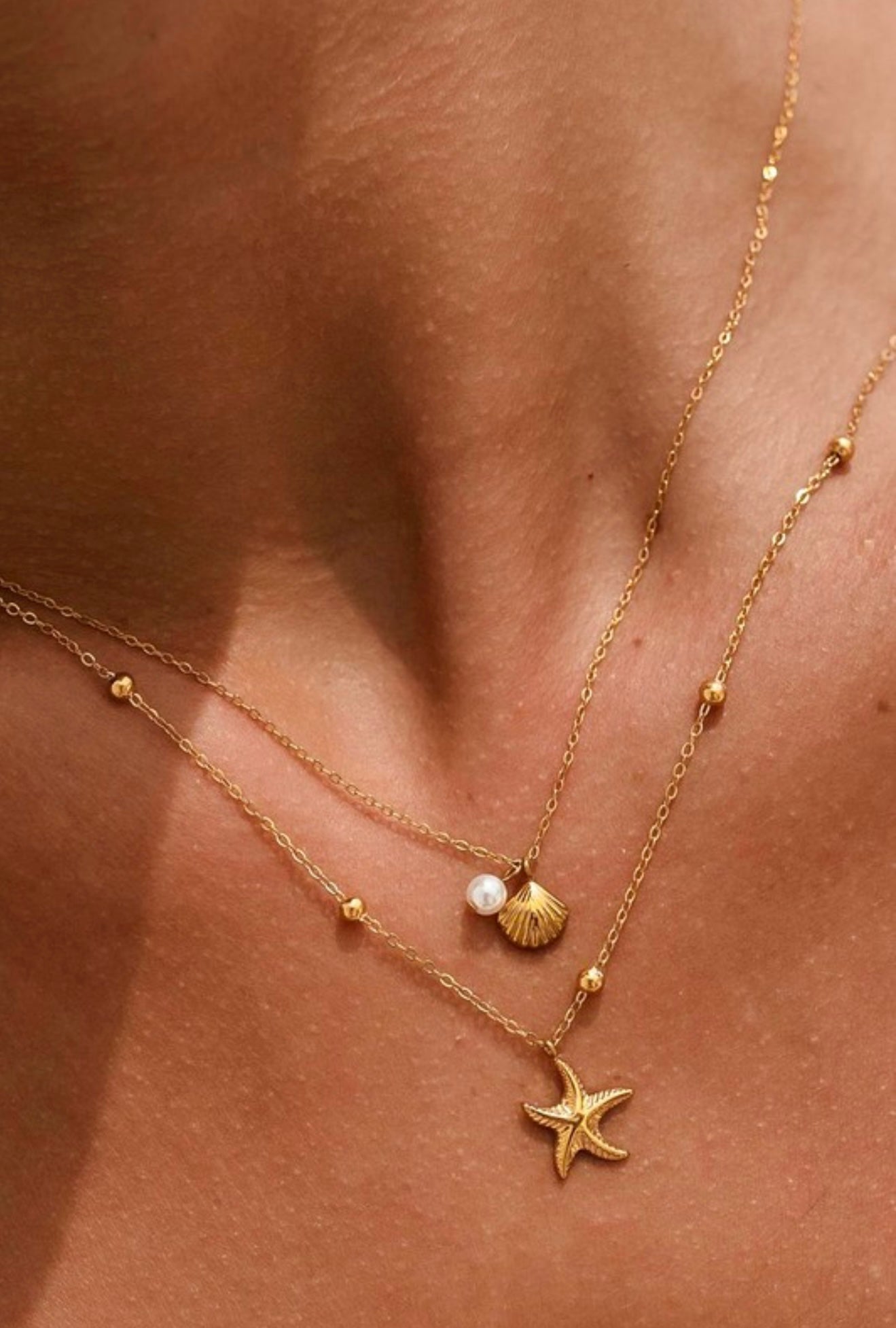 Gold Sea Necklace
