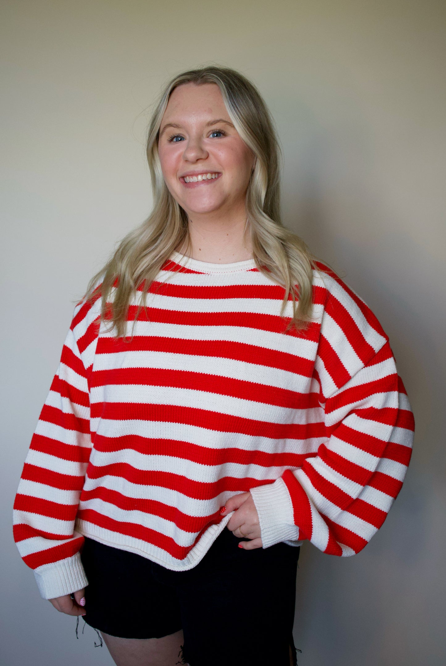Scarlett Striped Sweater Top