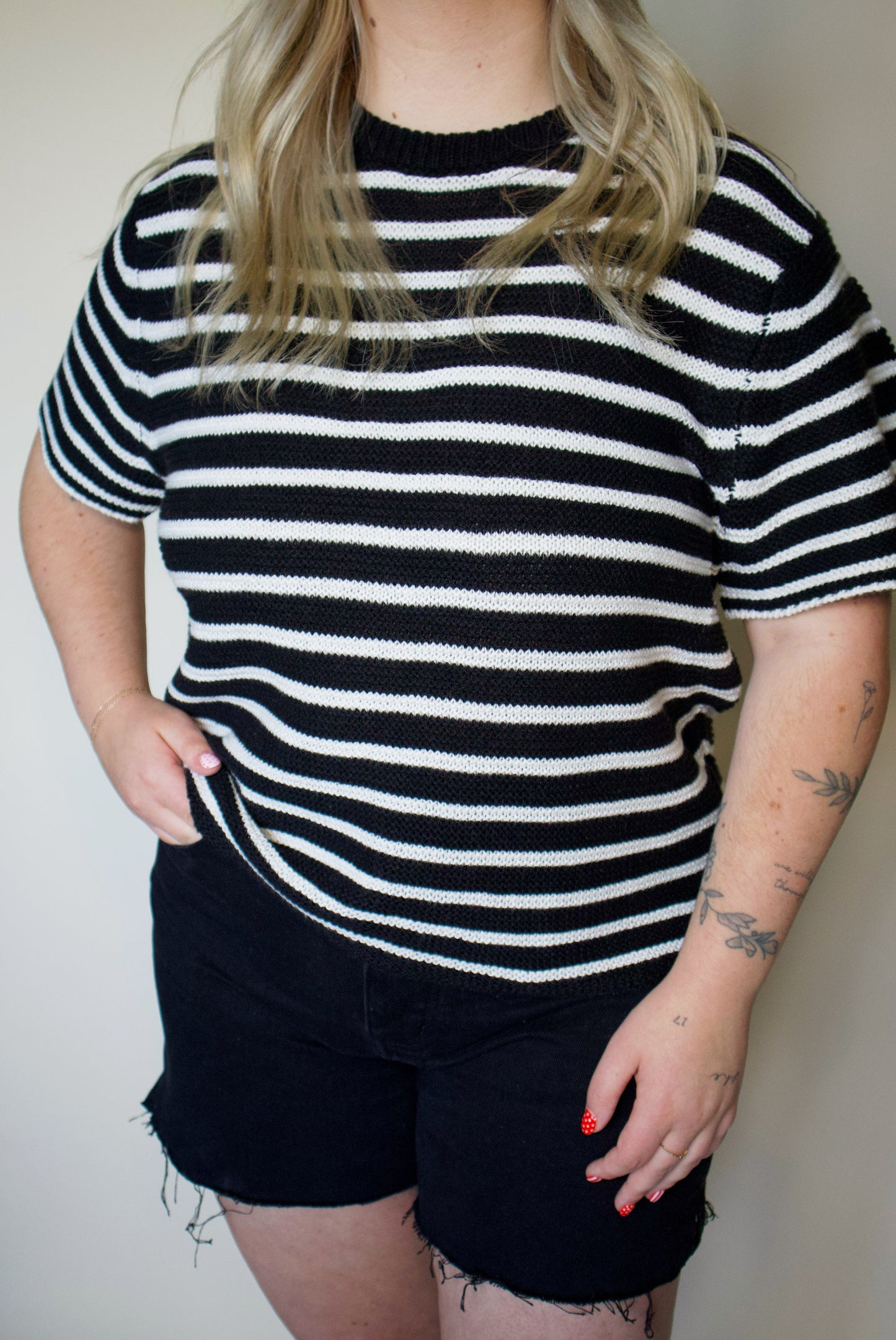 Harbor Stripe Sweater Top