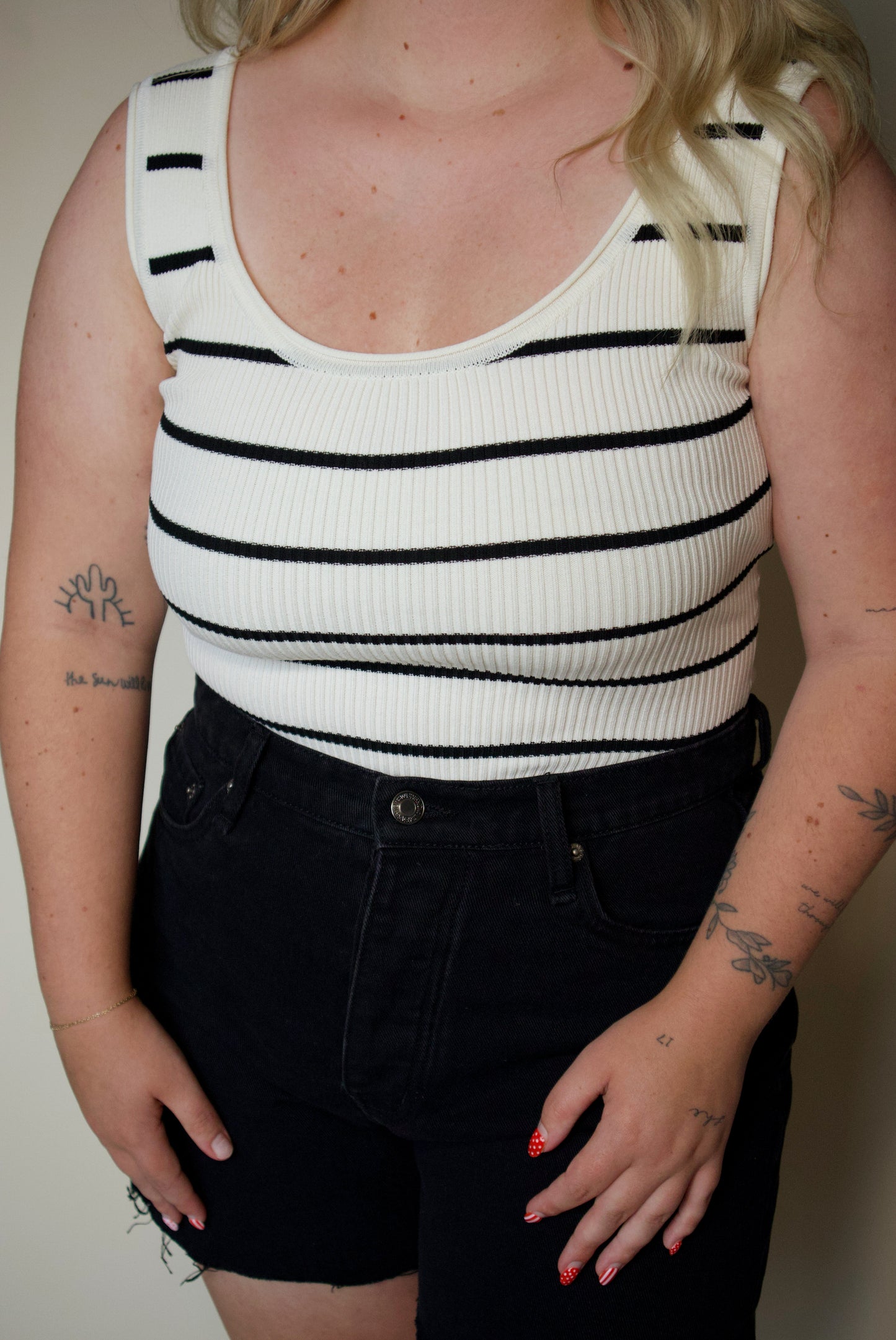 Stripe Sweater Bodysuit