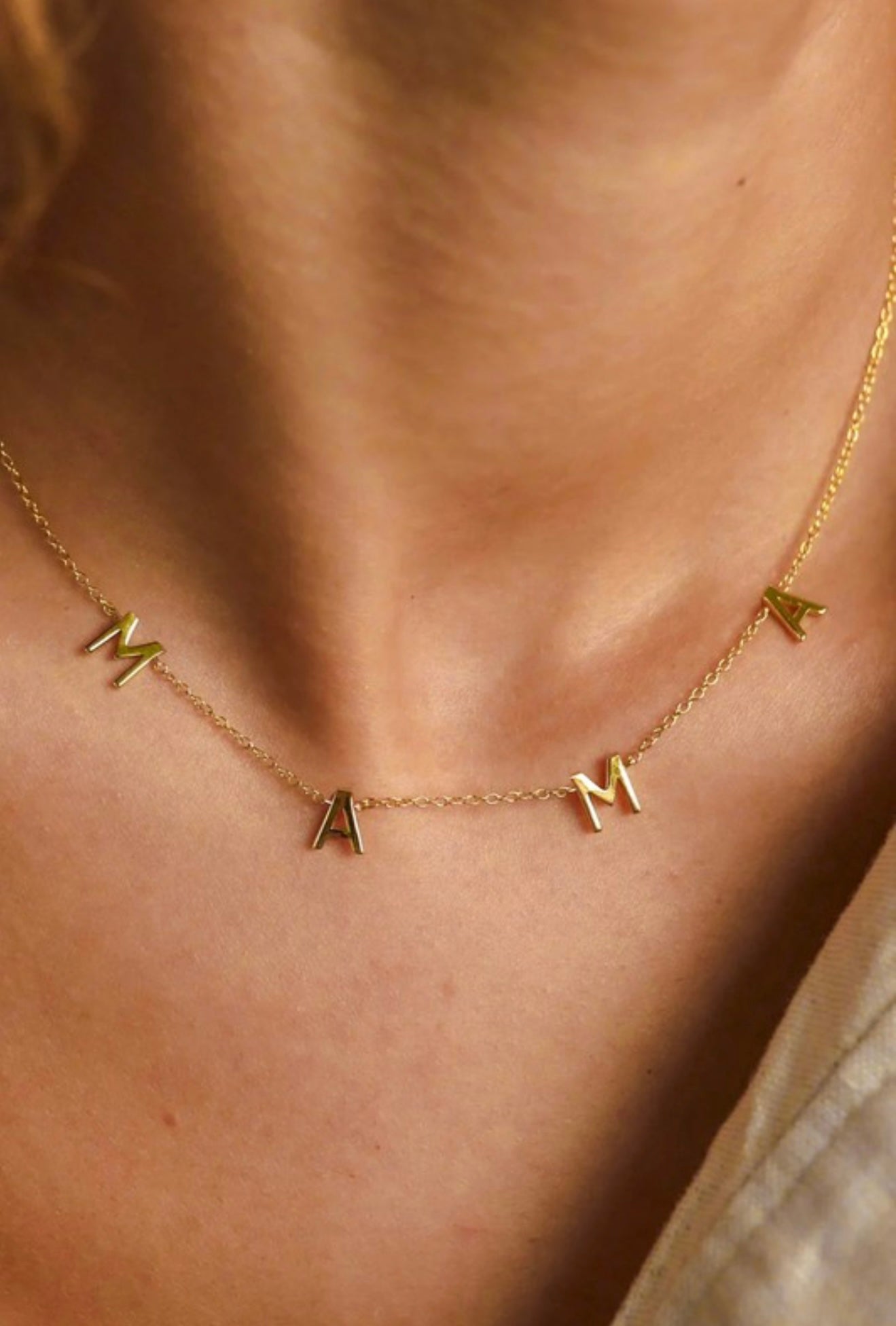 Gold Mama Necklace