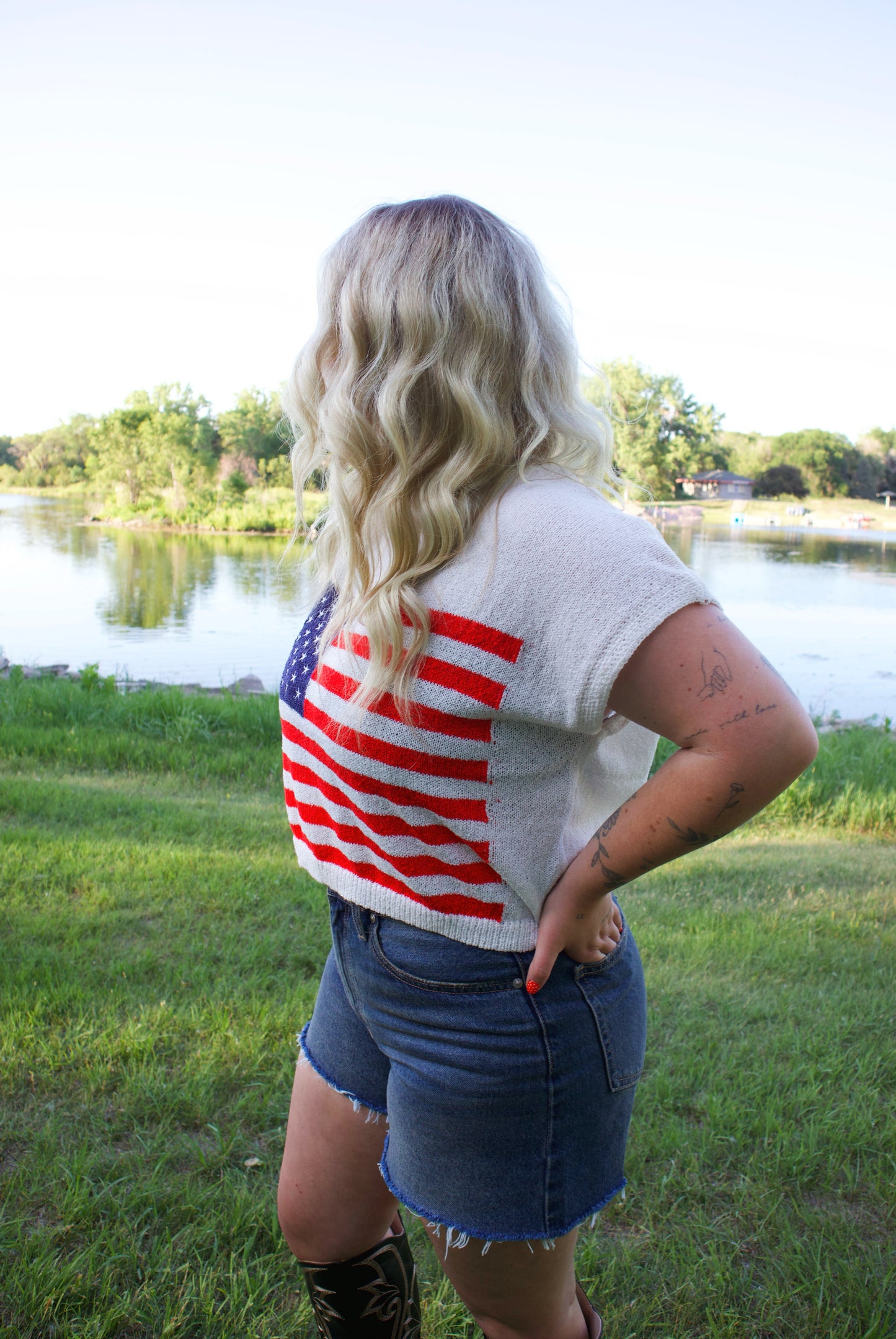 Americana Sweater Top