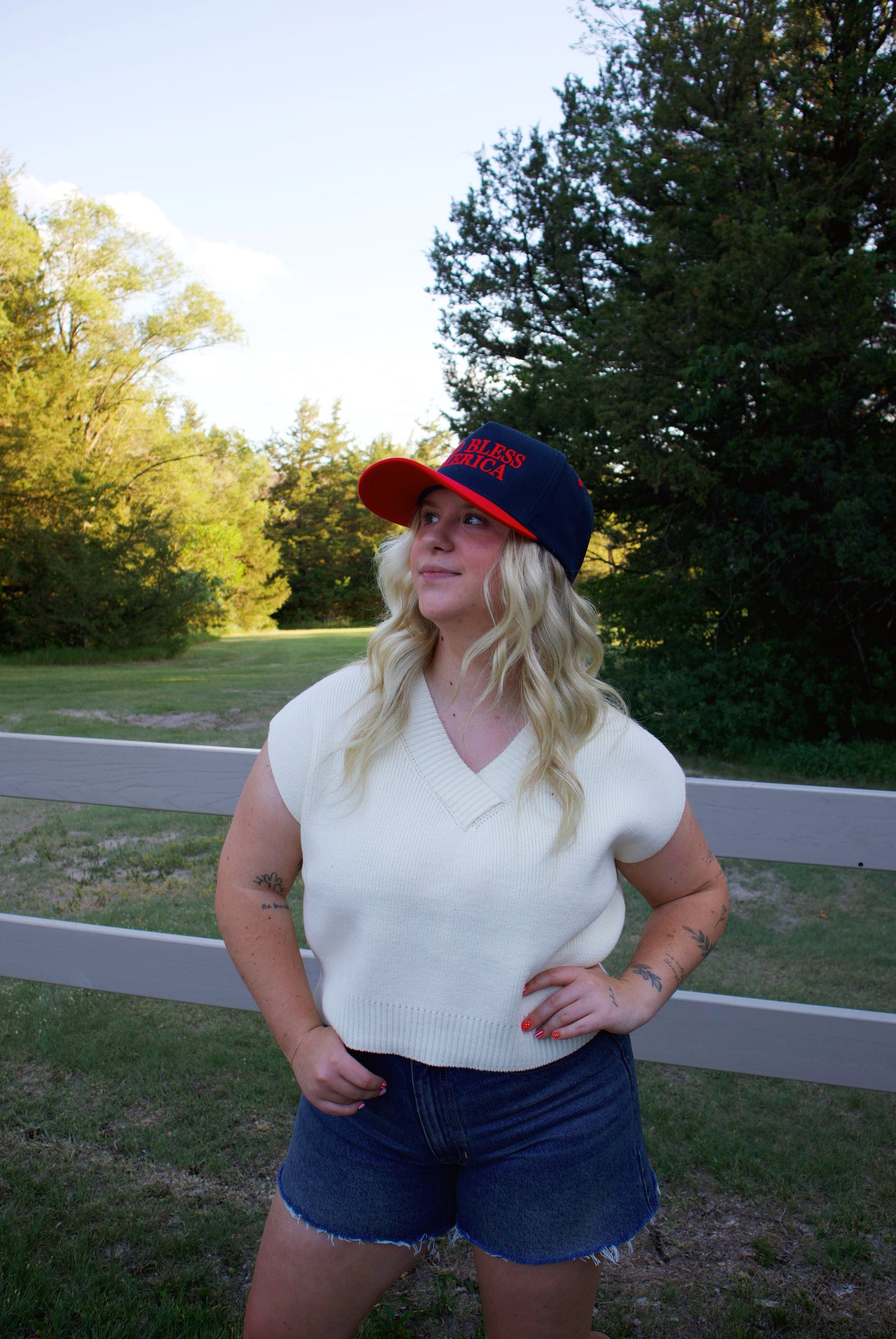 The Vivian V Neck Sweater Top