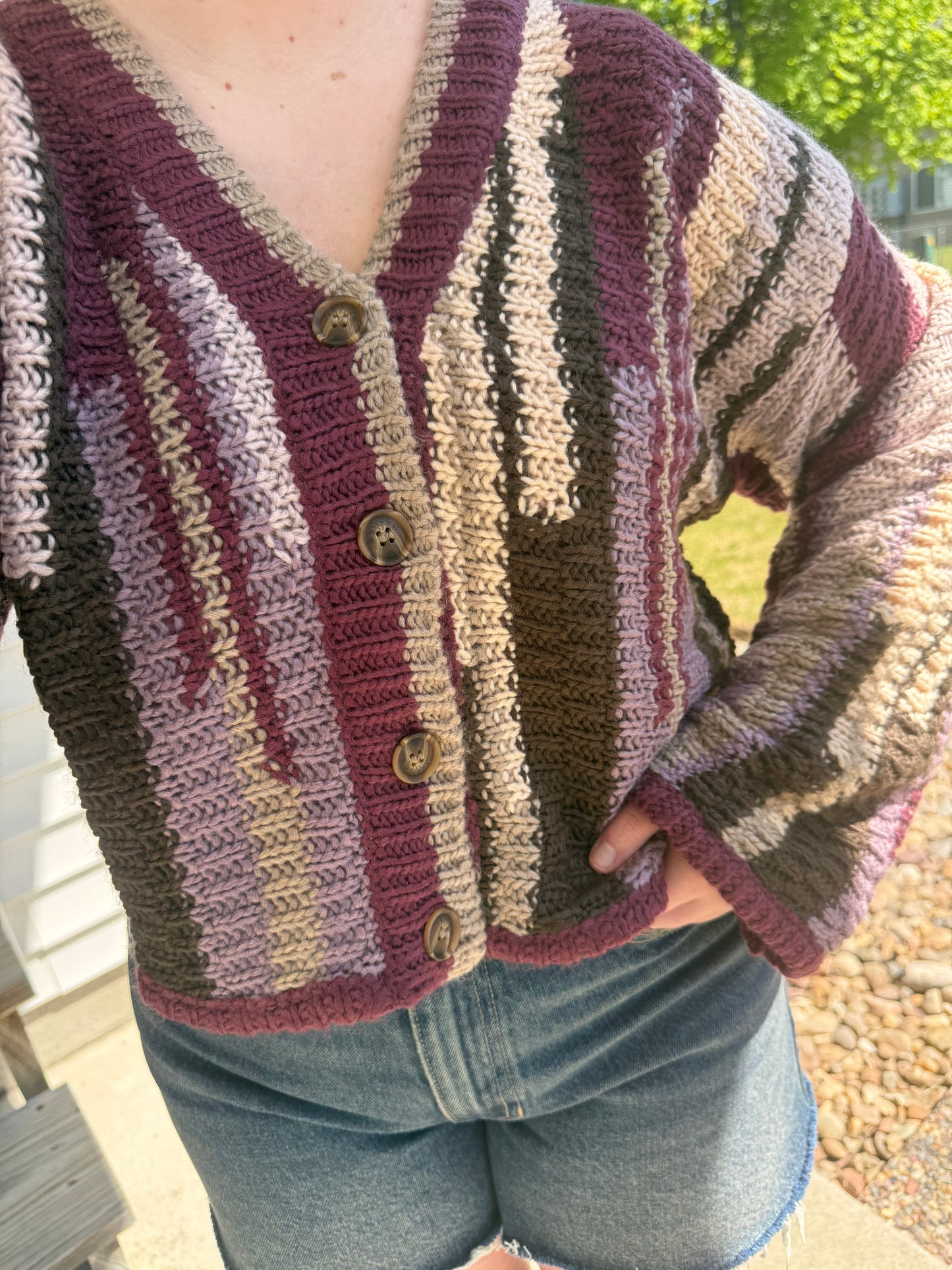 Color Mixed Cardigan