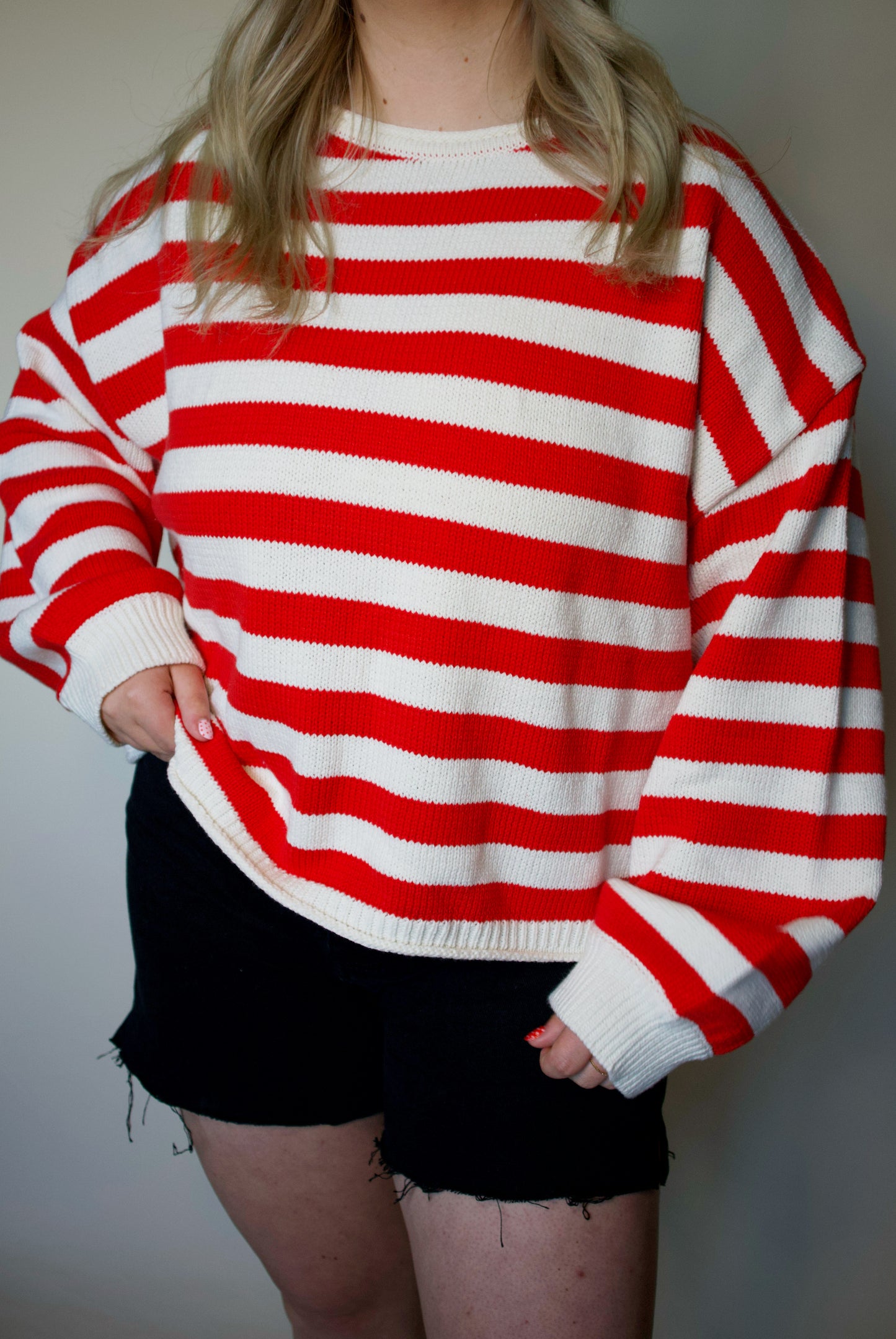 Scarlett Striped Sweater Top
