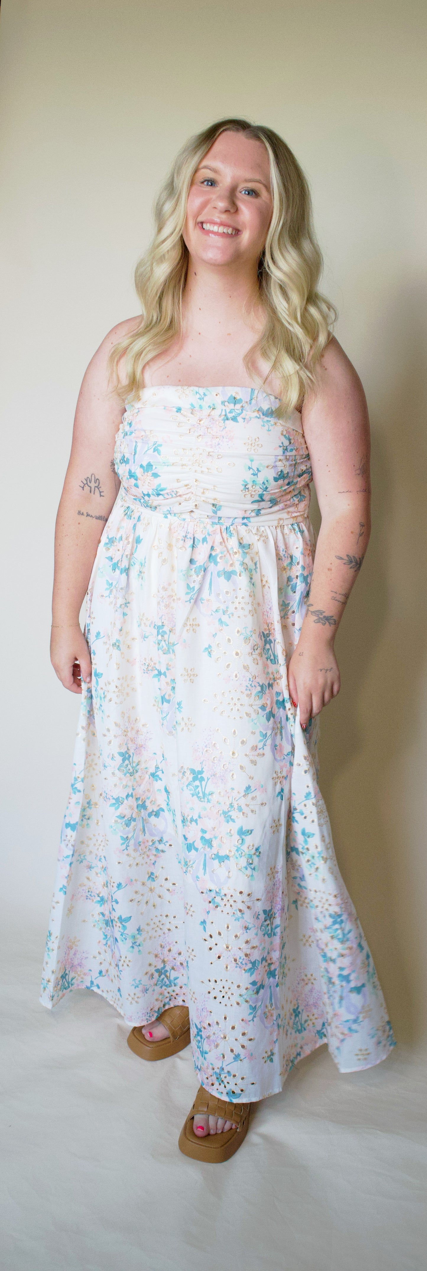 Spring Bloom Midi Dress