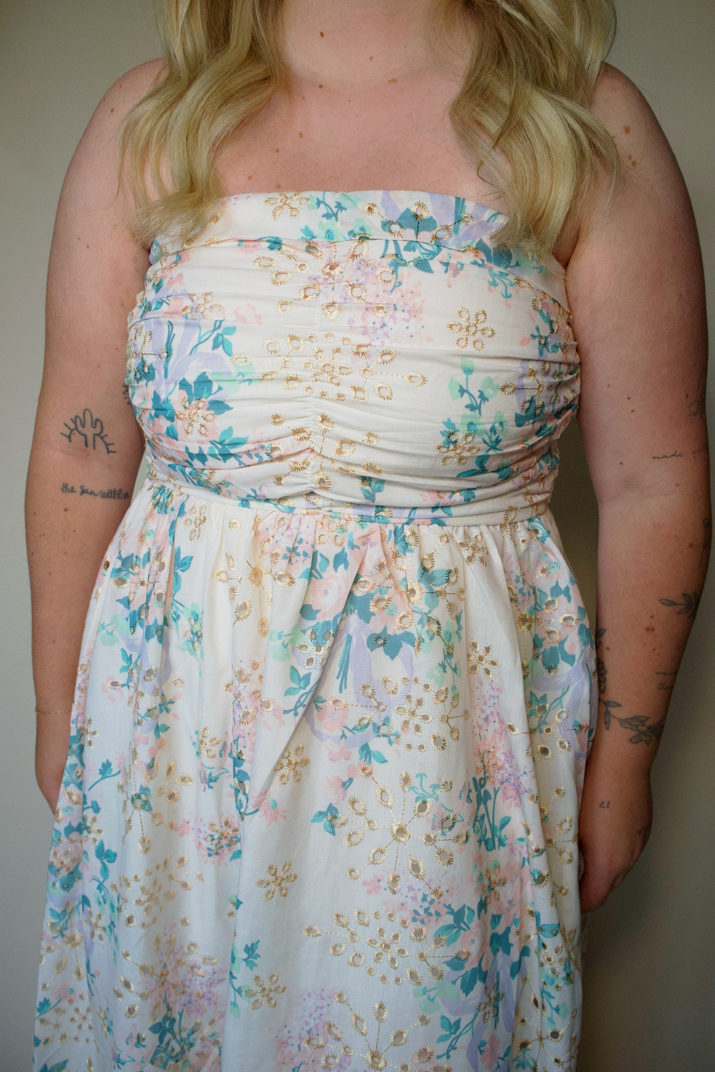Spring Bloom Midi Dress