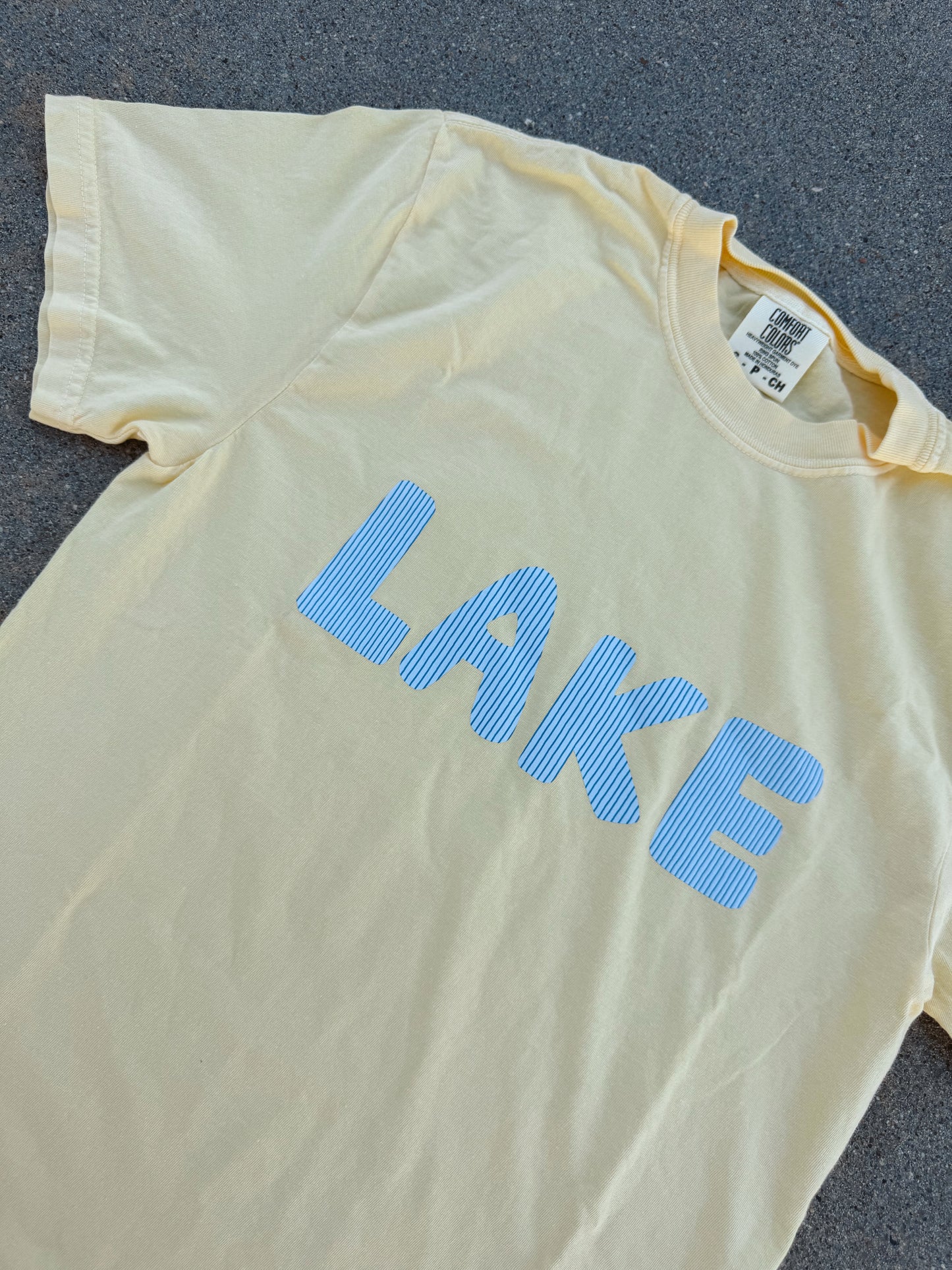 Striped Lake Tee