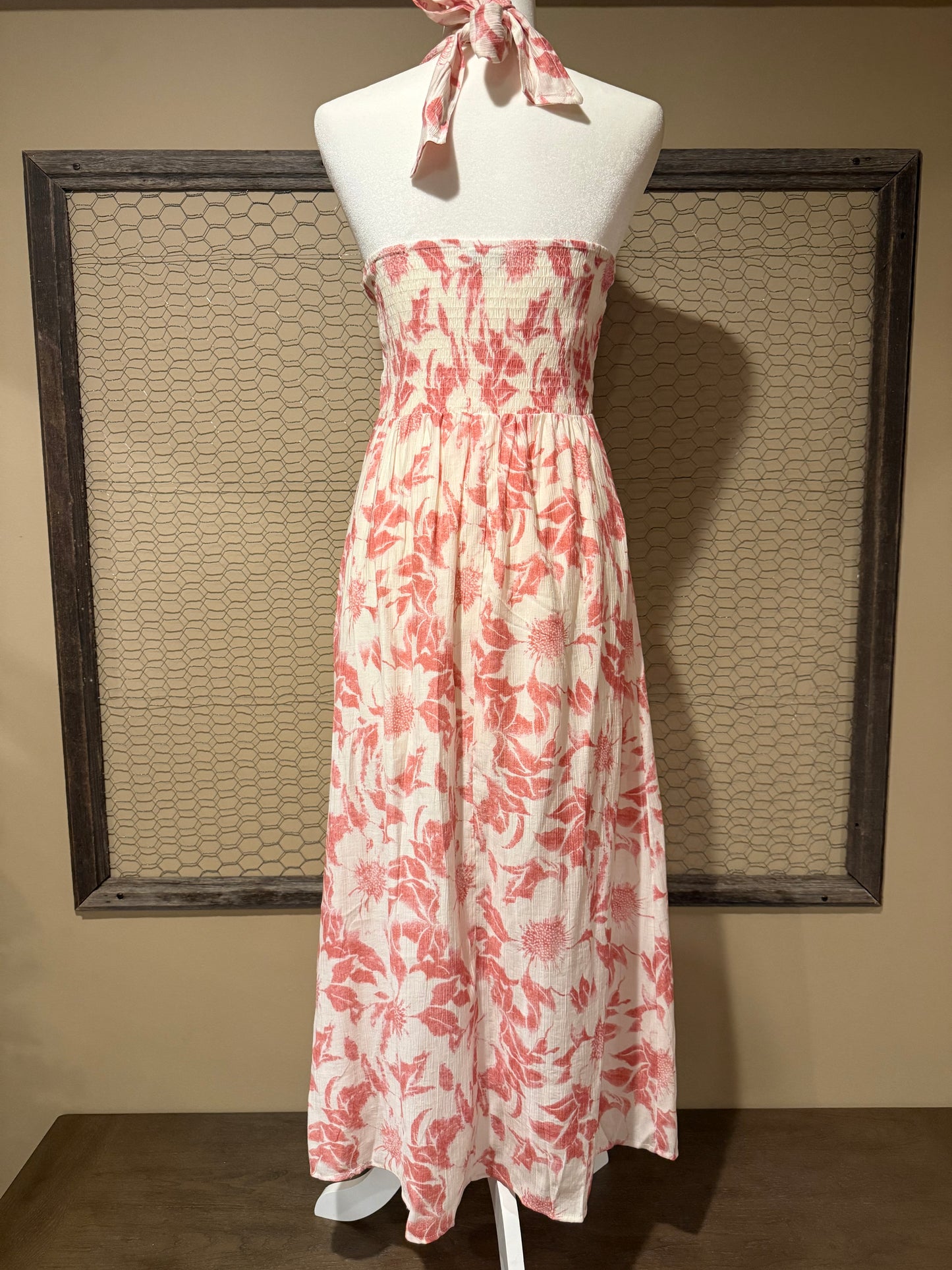 Sweet Magnolia Halter Neck Dress