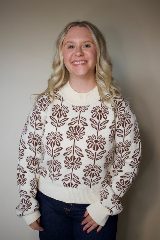 Mocha Meadow Sweater