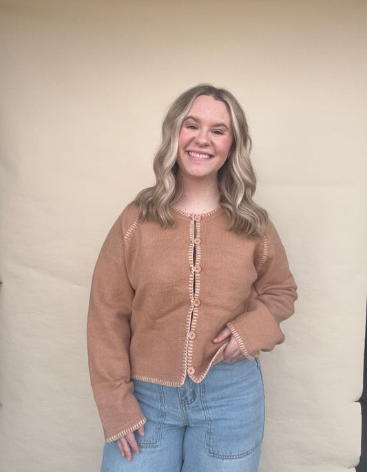 Desert Dune Stitch Cardigan