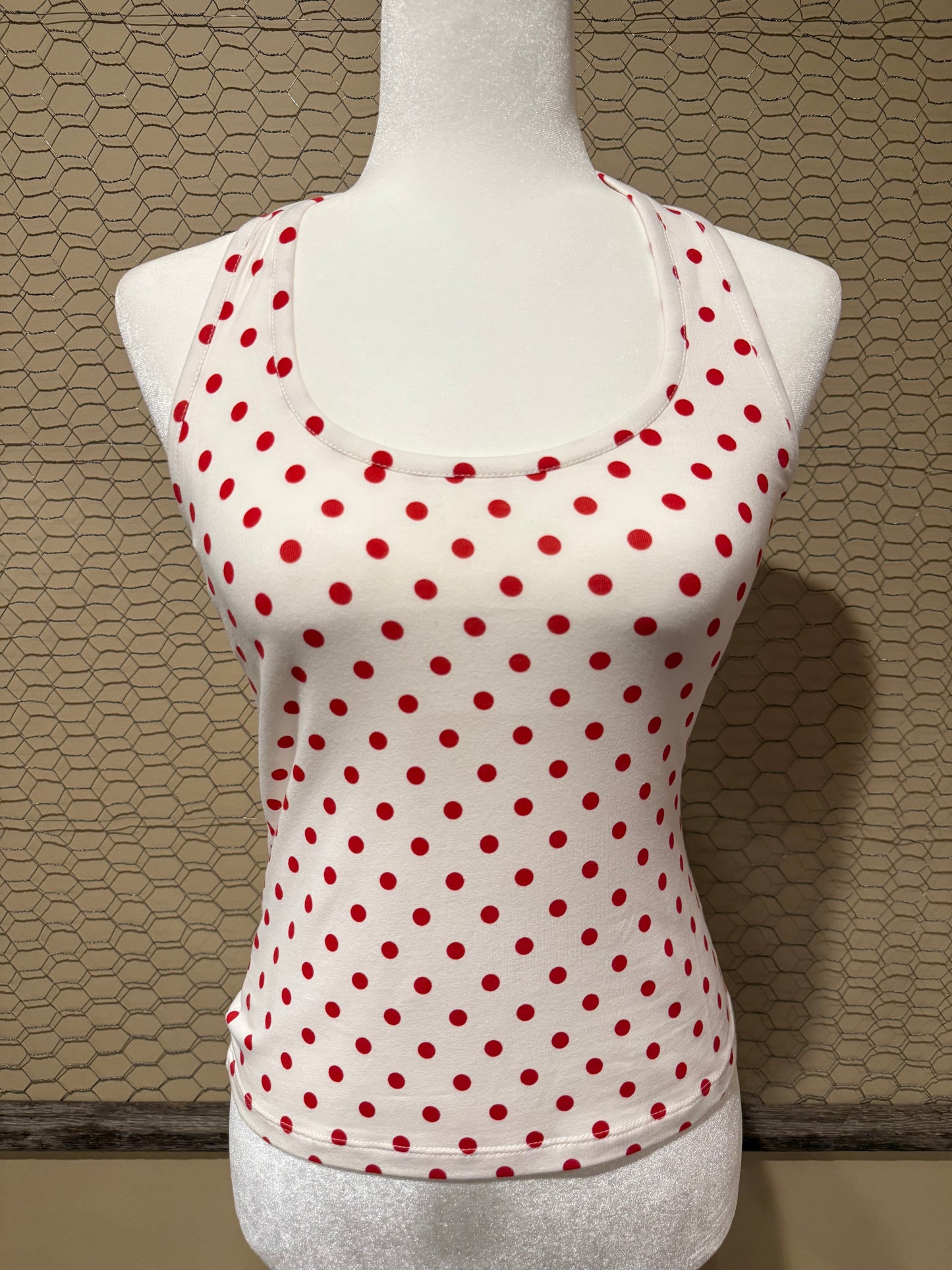 The Ruby Dot Halter Top