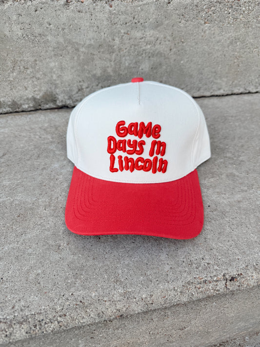 Game Days In Lincoln Cap