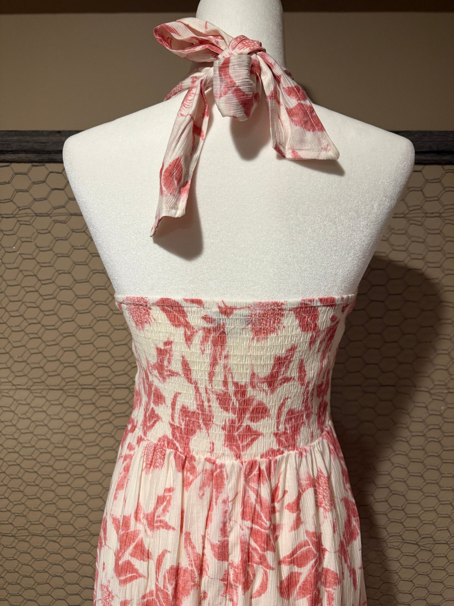 Sweet Magnolia Halter Neck Dress