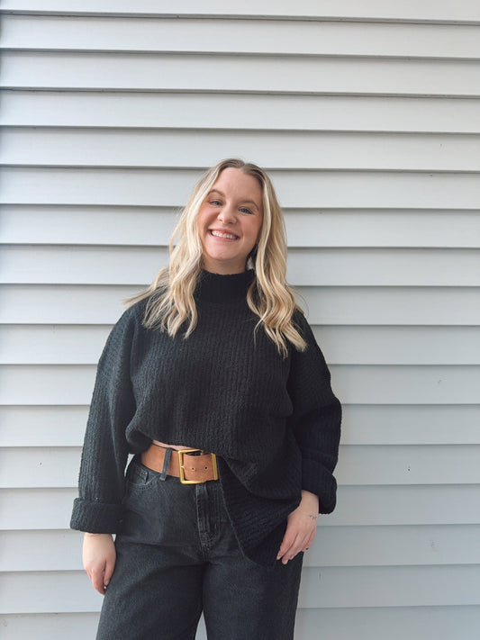 The Harper Mock Neck