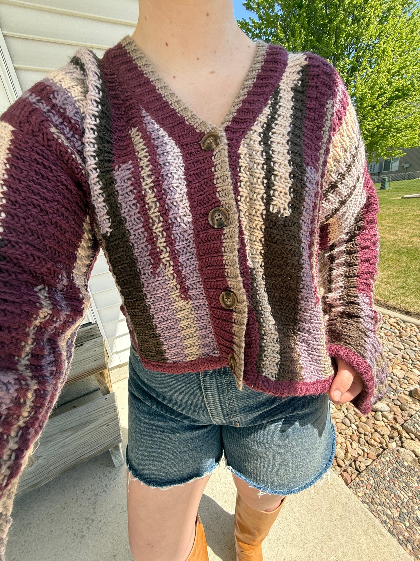 Color Mixed Cardigan