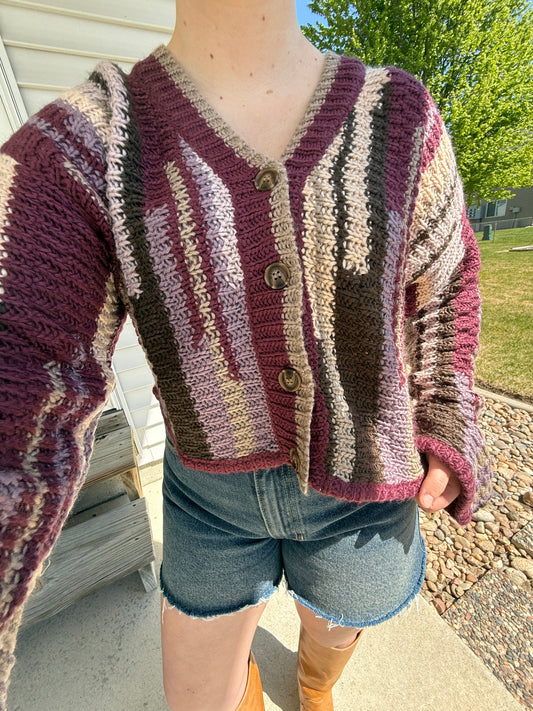 Color Mixed Cardigan