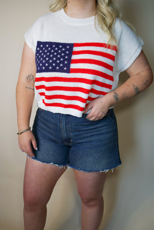 Americana Sweater Top