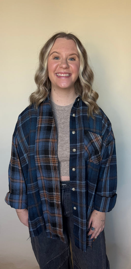 Kambrie Plaid Flannel Shirt