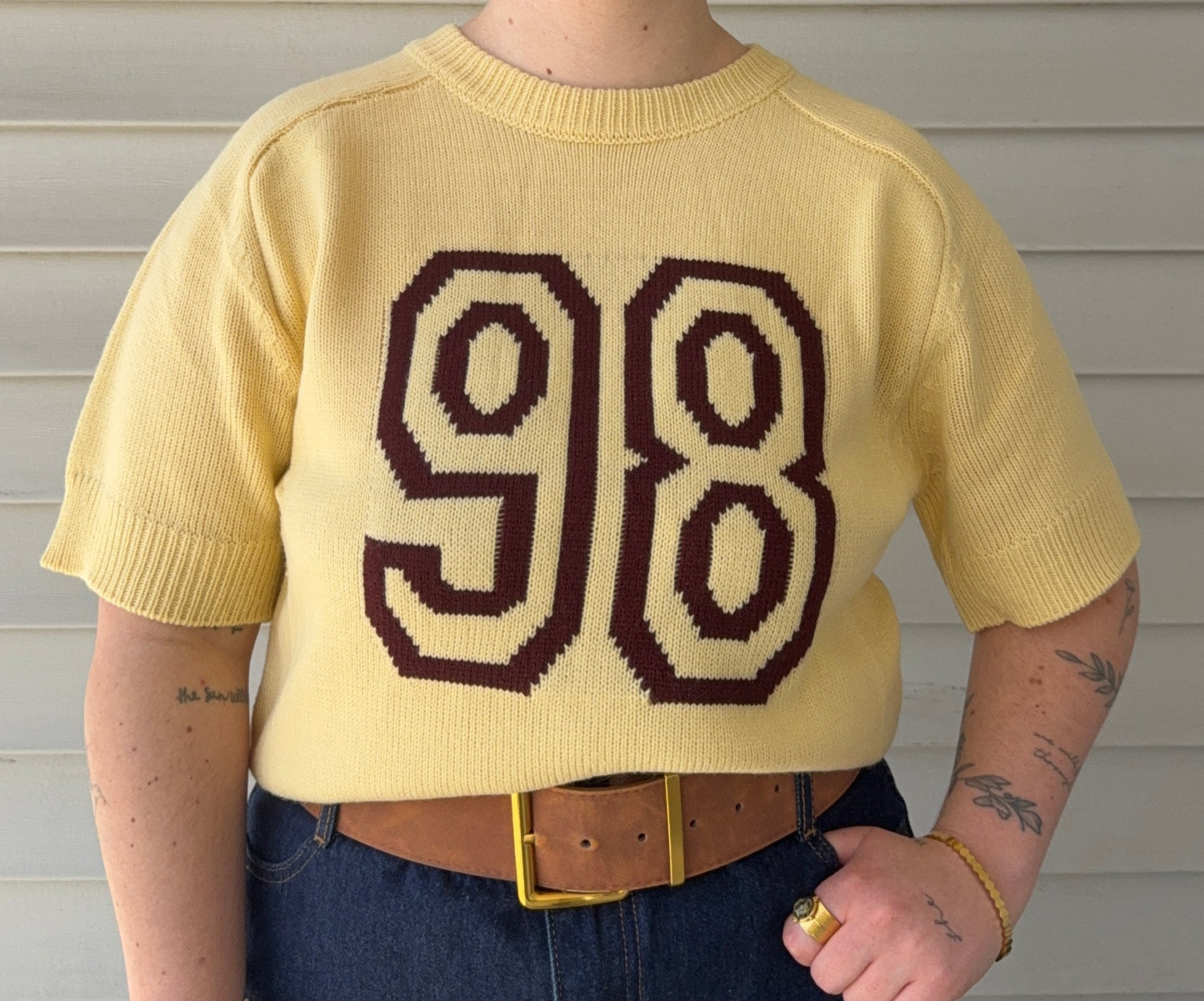 Varsity Honey 98 Knit