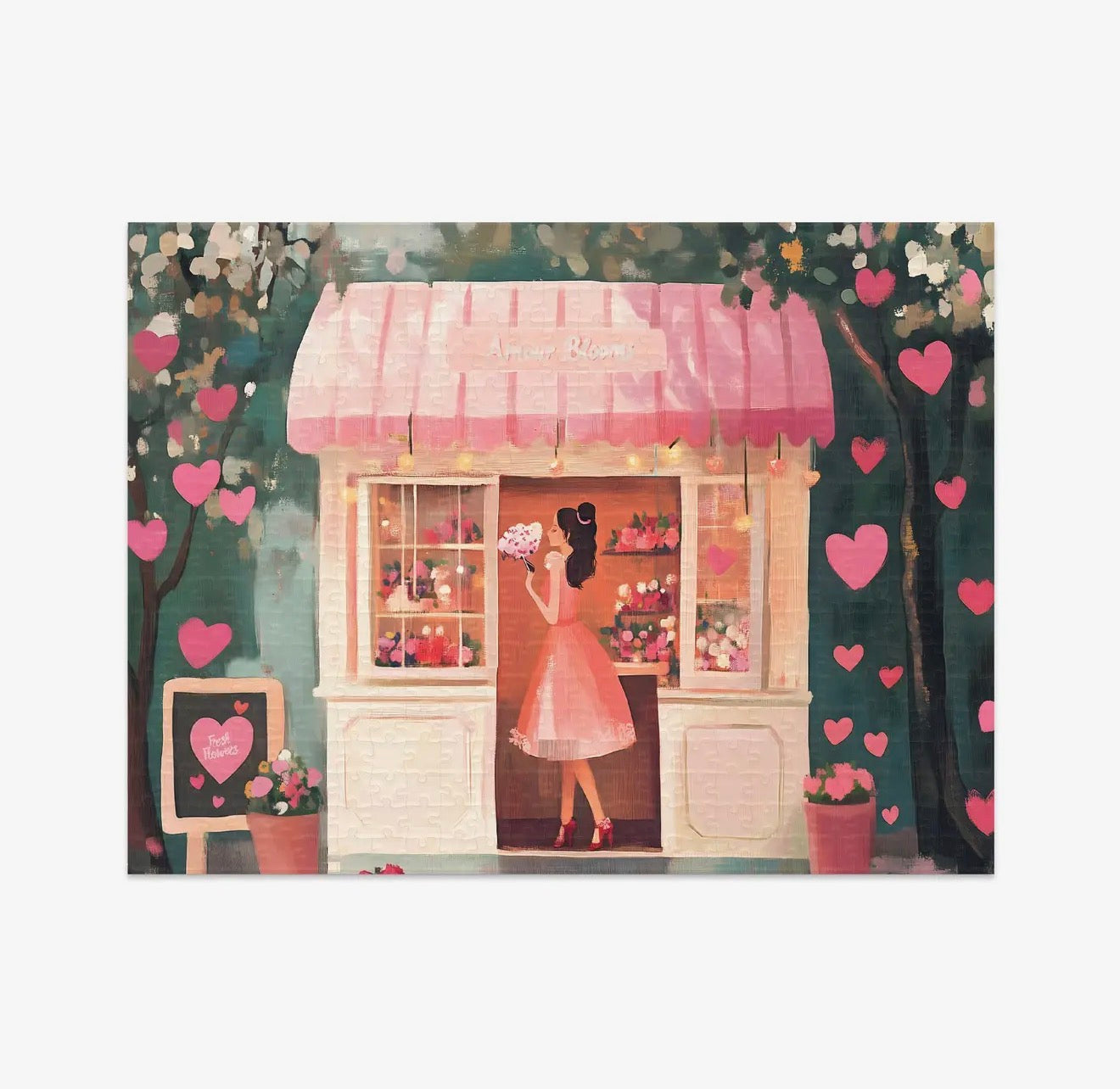 Hearts In Bloom Puzzle