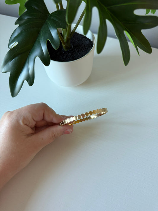Gold Bangle Bracelet