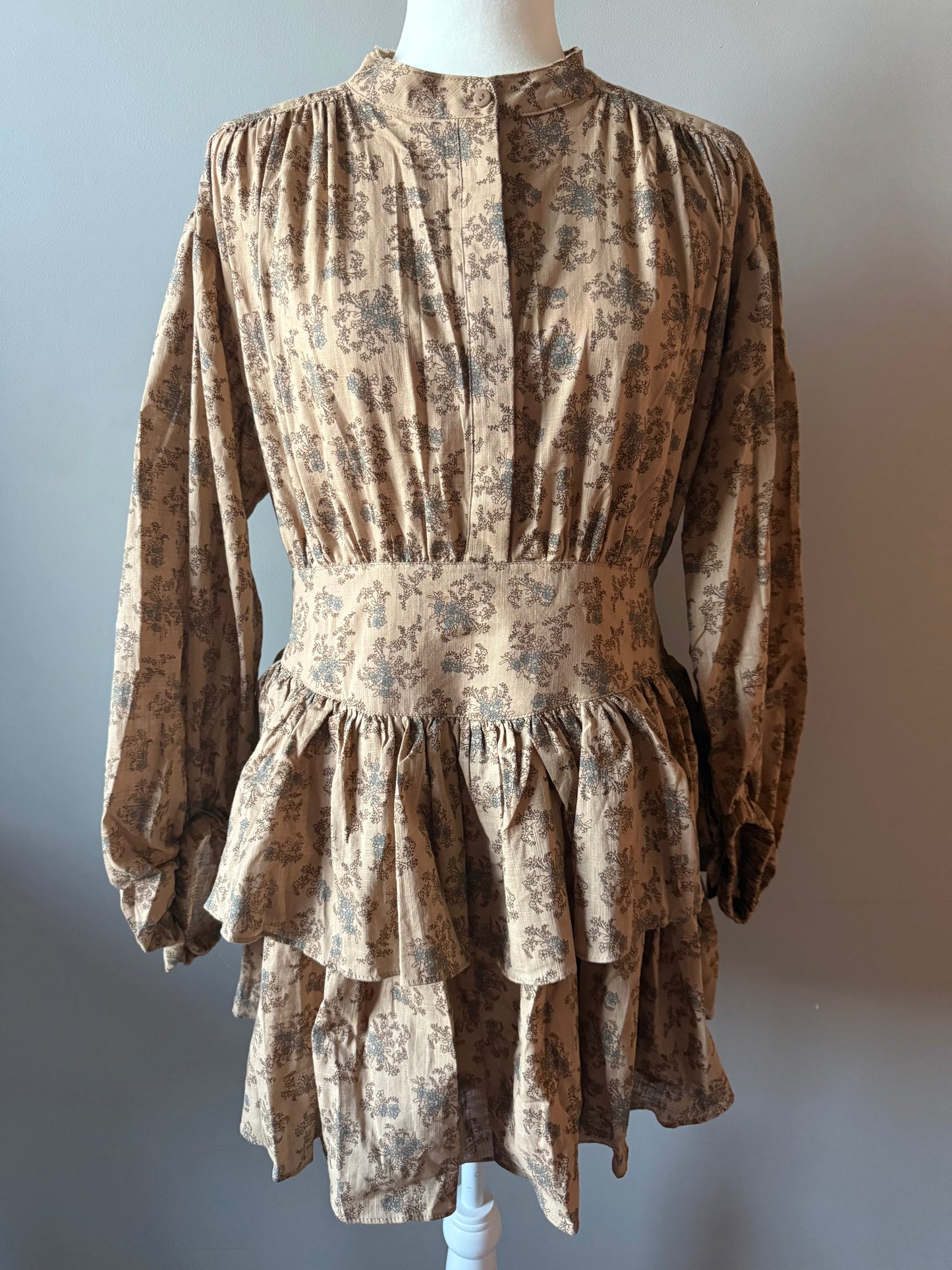 Boho Bloom Mini Dress