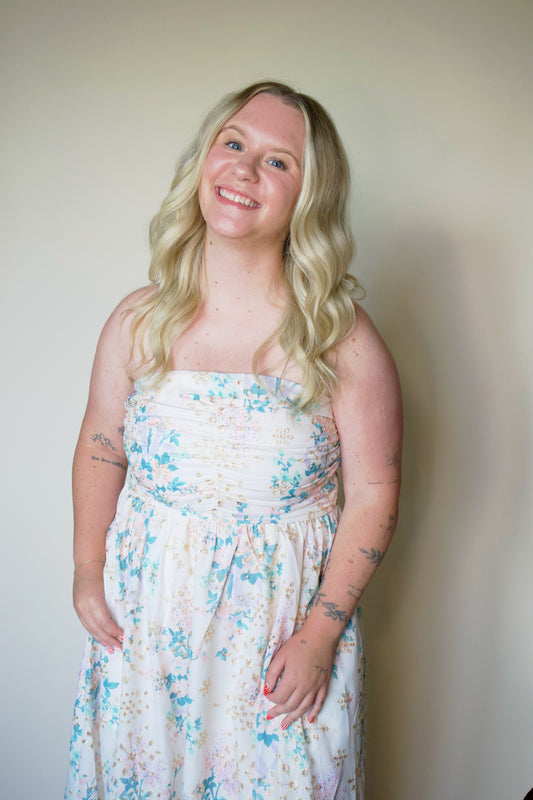 Spring Bloom Midi Dress