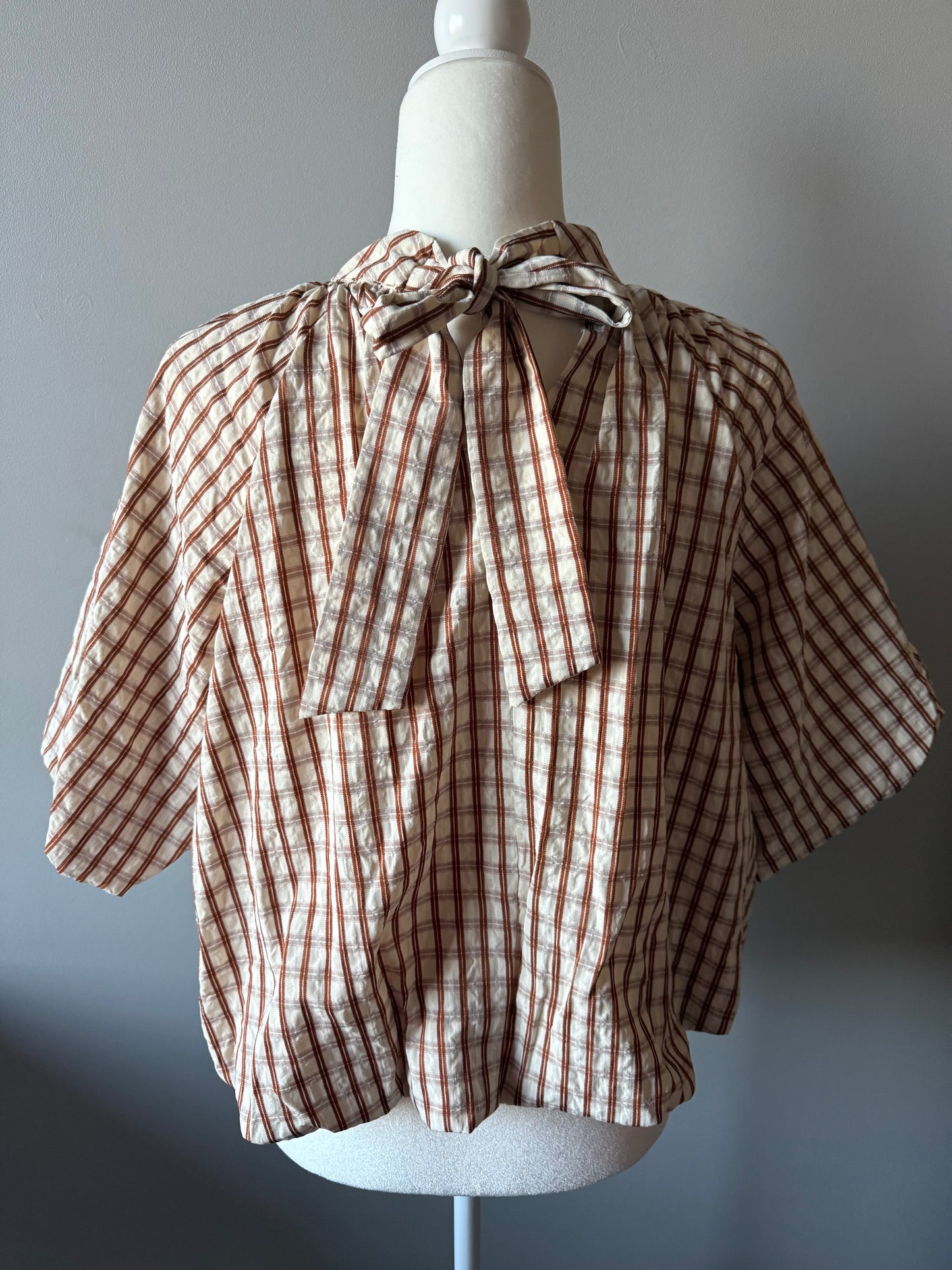 Gingham Grace Blouse