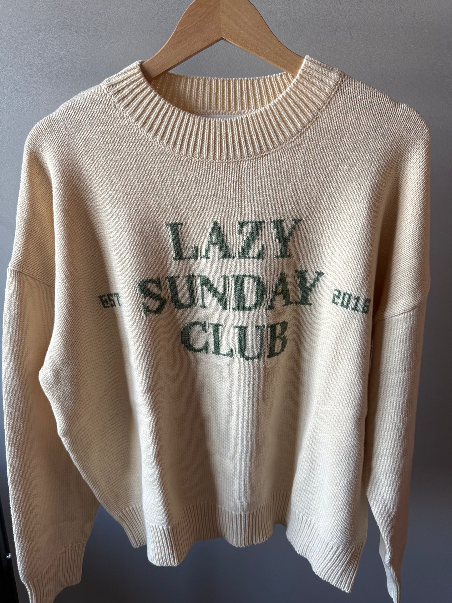 Lazy Sunday Club Sweater