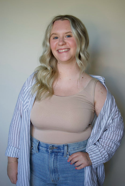 Basic Scoop Neck Layering Tank