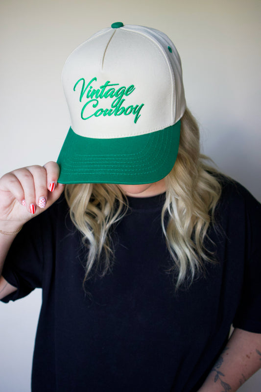 Vintage Cowboy Trucker Hat